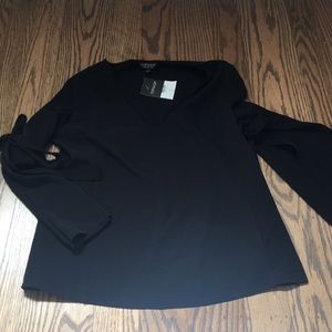 New with tag top shop v veck blouse